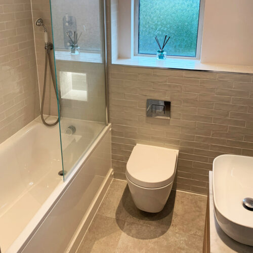 Combine Toilet and Bathroom into one room Surrey