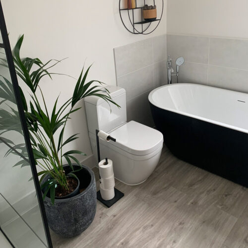 Knock-through Toilet & Bathroom with Shower Surrey