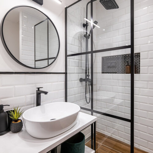 Combine Toilet & Shower Rooms